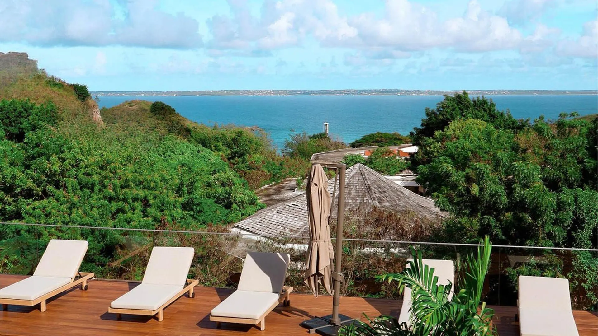 Saint-Martin: Appart Luxueux 2 Niveaux Avec Terrasse, Piscine, Connexion Fibre Et Climatisation - Fr-1-734-69 ماريجوت 0*,